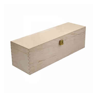 Boîte en bois pour bouteille Magnum 1,5 L (1 pièce)